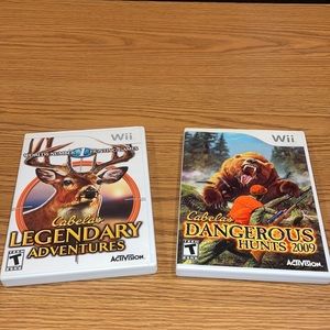 Wii Games Video Games Consoles Bundle Cabelas Wii Games